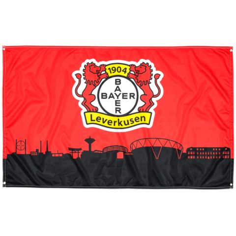 Leverkusen 1904 Fußball Fan Flagge Fahne Hissflagge Hissfahne 150 x 90 cm