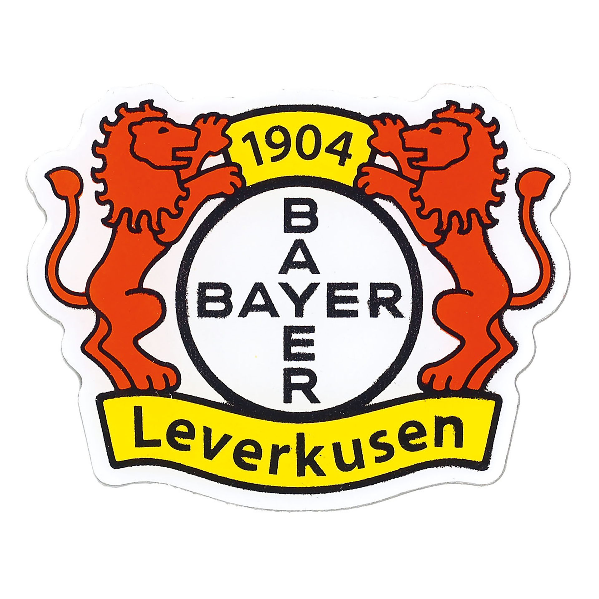 Aufnäher Patch FC Fußball Football club Bayer 04 Leverkusen Logo Bügelbild neu 