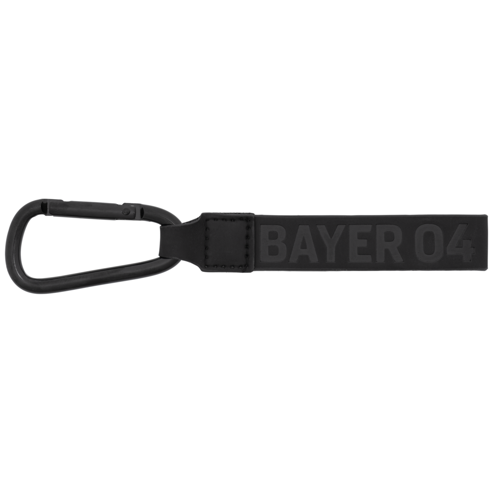 Bayer 04 Leverkusen Schlüsselanhänger Schlaufe Fussball Schwarz 