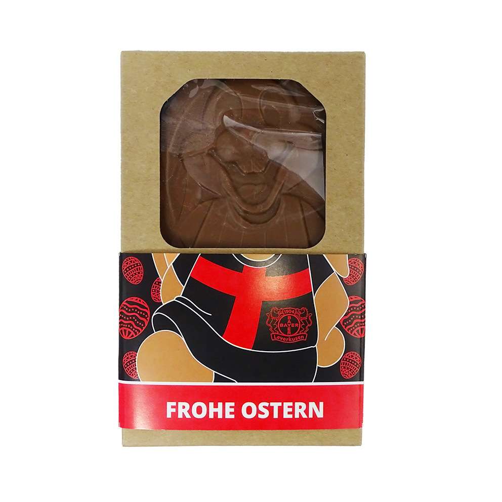 Chocolate football Easter bunny 2024 Bayer 04 Leverkusen
