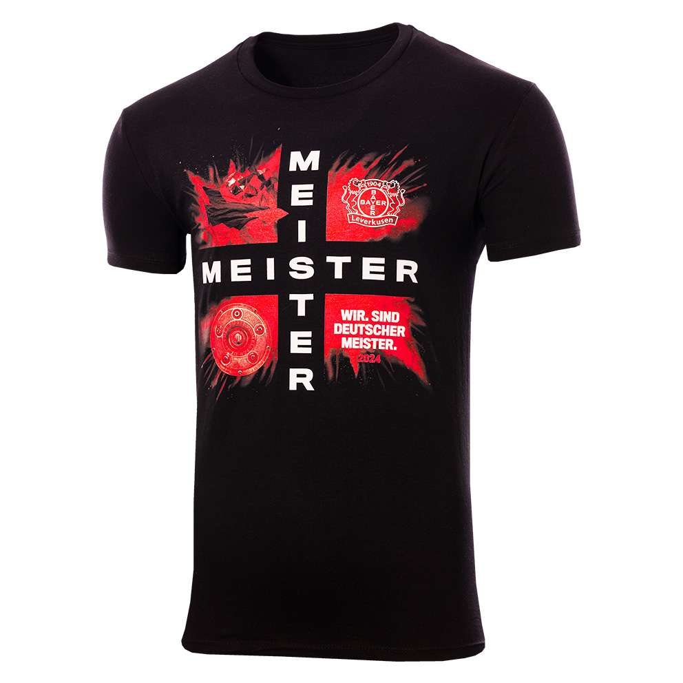 T-Shirt Deutscher Meister | Bayer 04 Leverkusen Fanshop