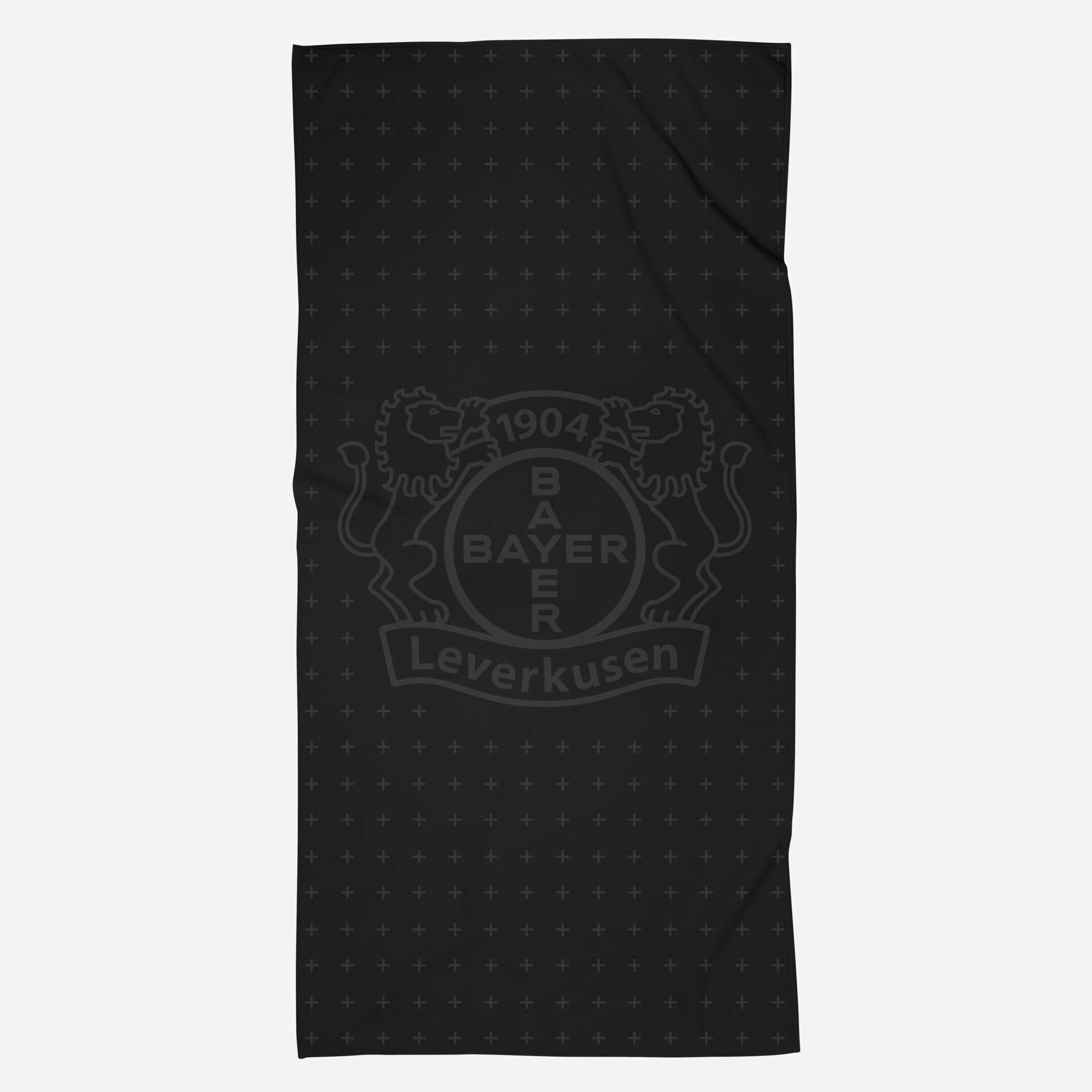 Towel Logo CROSS black | Bayer 04 Leverkusen Fanshop