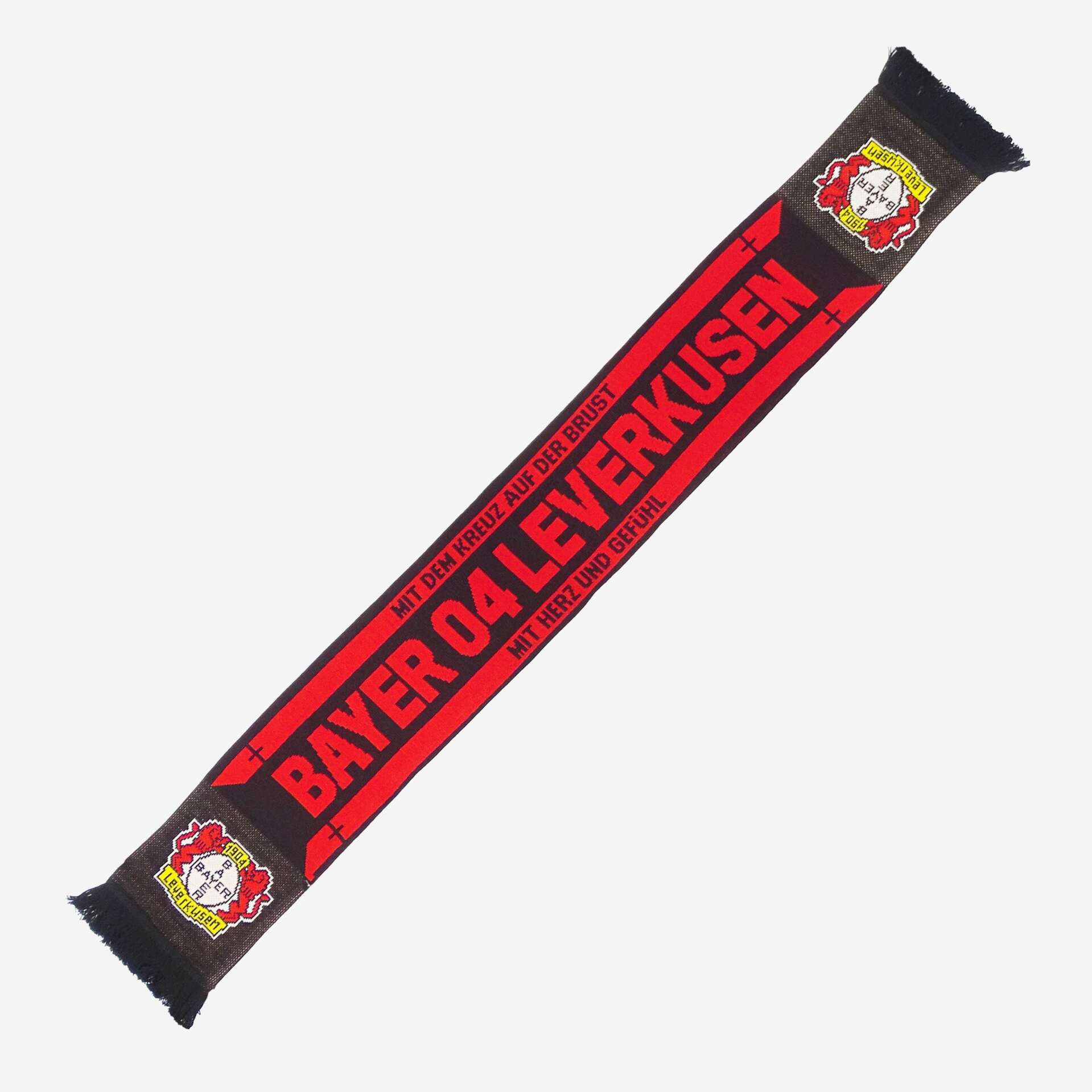 Scarf Heart and Feeling Black | Bayer 04 Leverkusen Fanshop