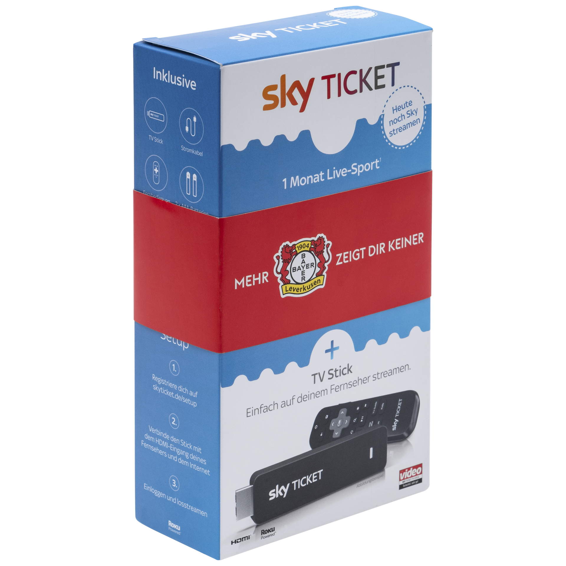 Sky ticket. Ticket Box. Sky Stick.