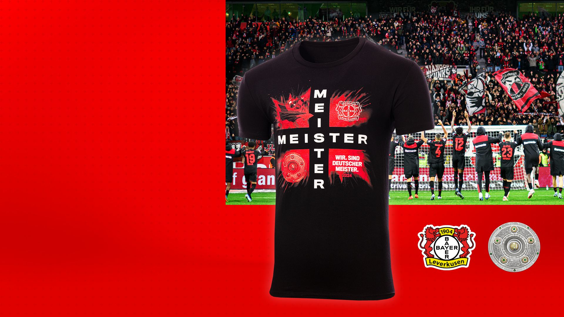 Bandiera Da Issare Campione Tedesco 2025 180x120 Cm | FC Bayern