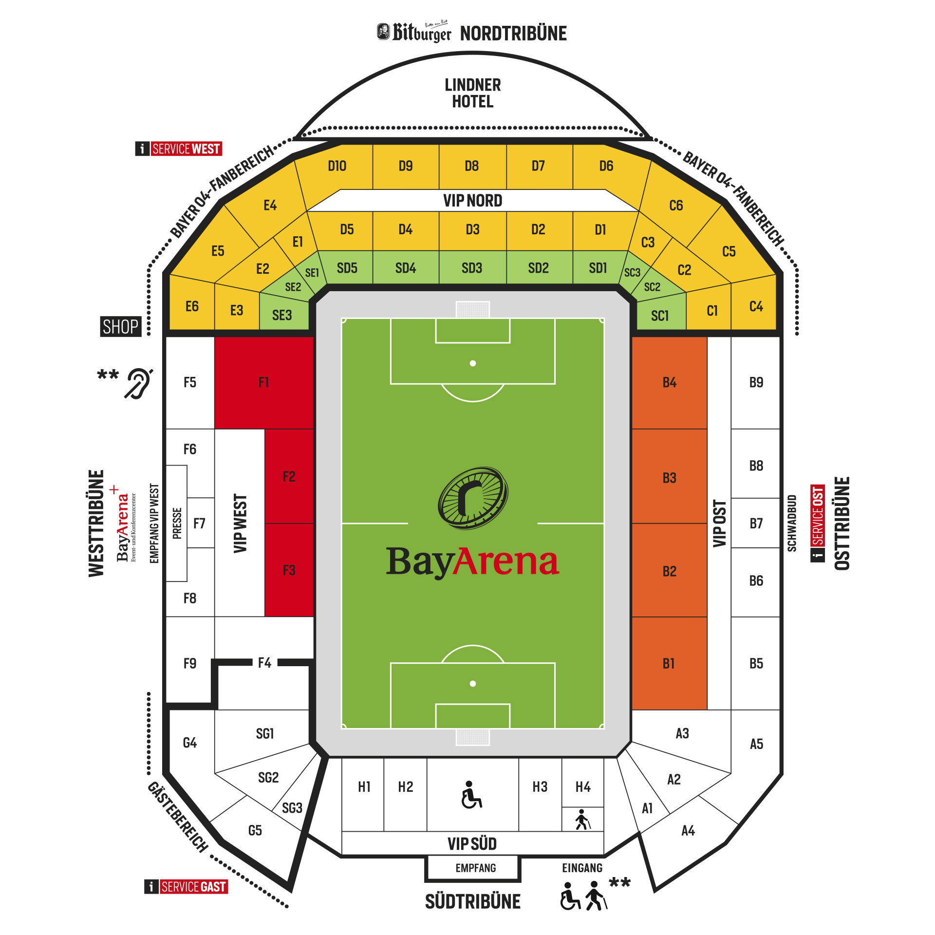 Ticketpreise Bayer 04 Leverkusen Bayer 04 Leverkusen