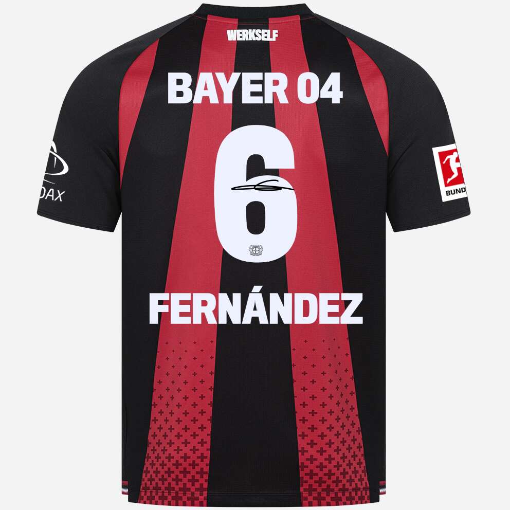 Heimtrikot NB Erwachsene 26/27 mit Unterschrift Fernández | Bayer