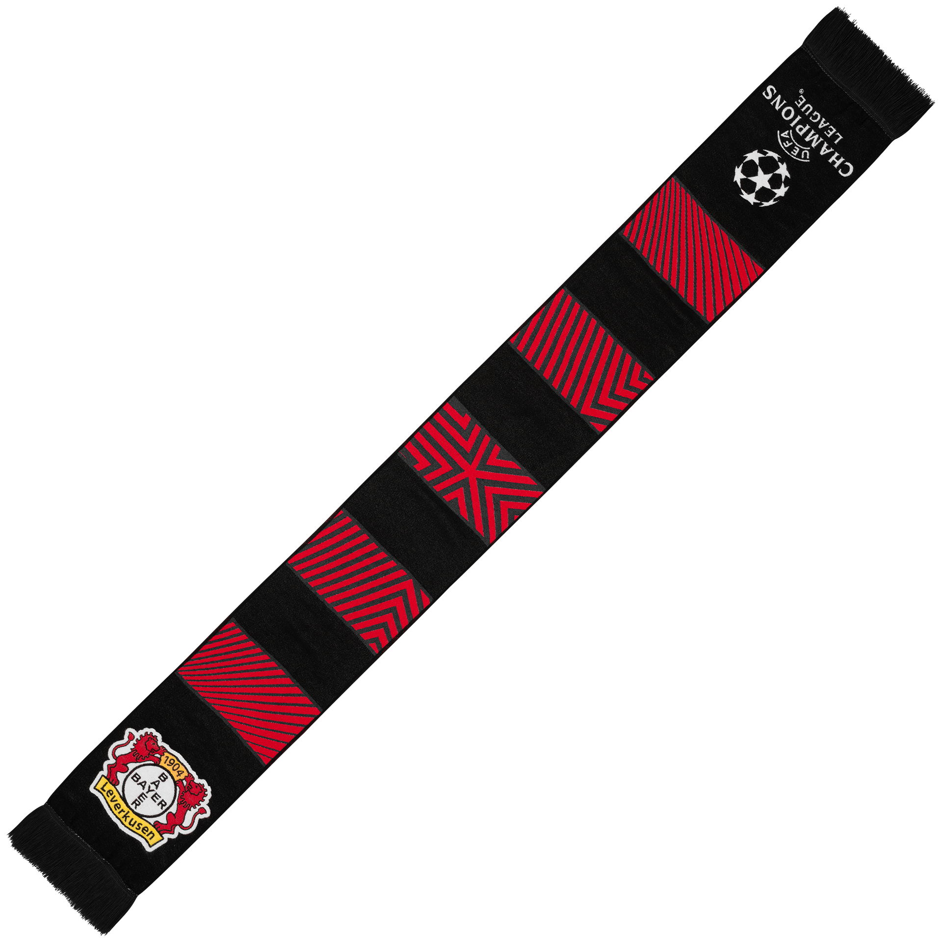 Écharpe Lens Bayer Leverkusen UEFA Cup 1/8 Finale 2006-07 - Très Bon état