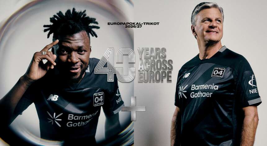 Das Europapokal-Trikot 2026/27 von Bayer 04