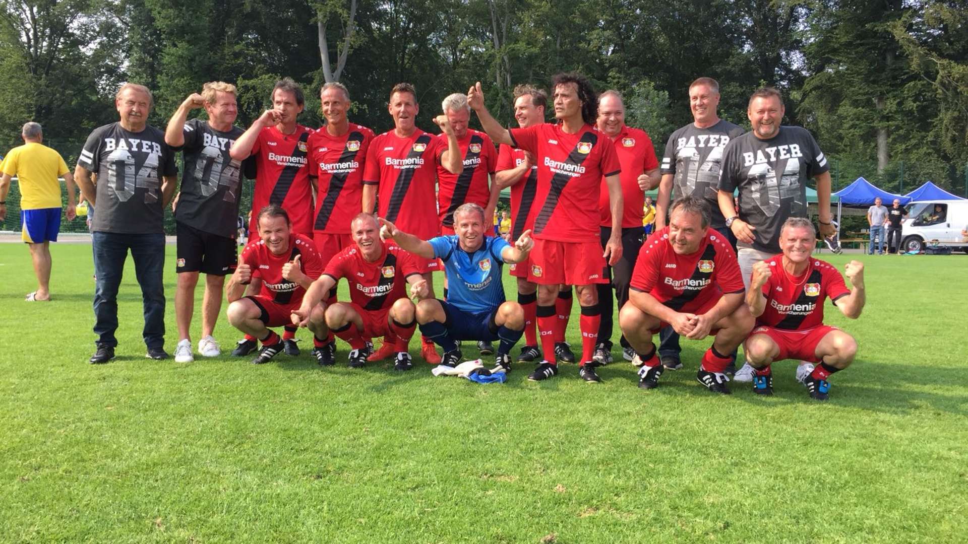 The Bayer 04 Veterans' Team in 2018