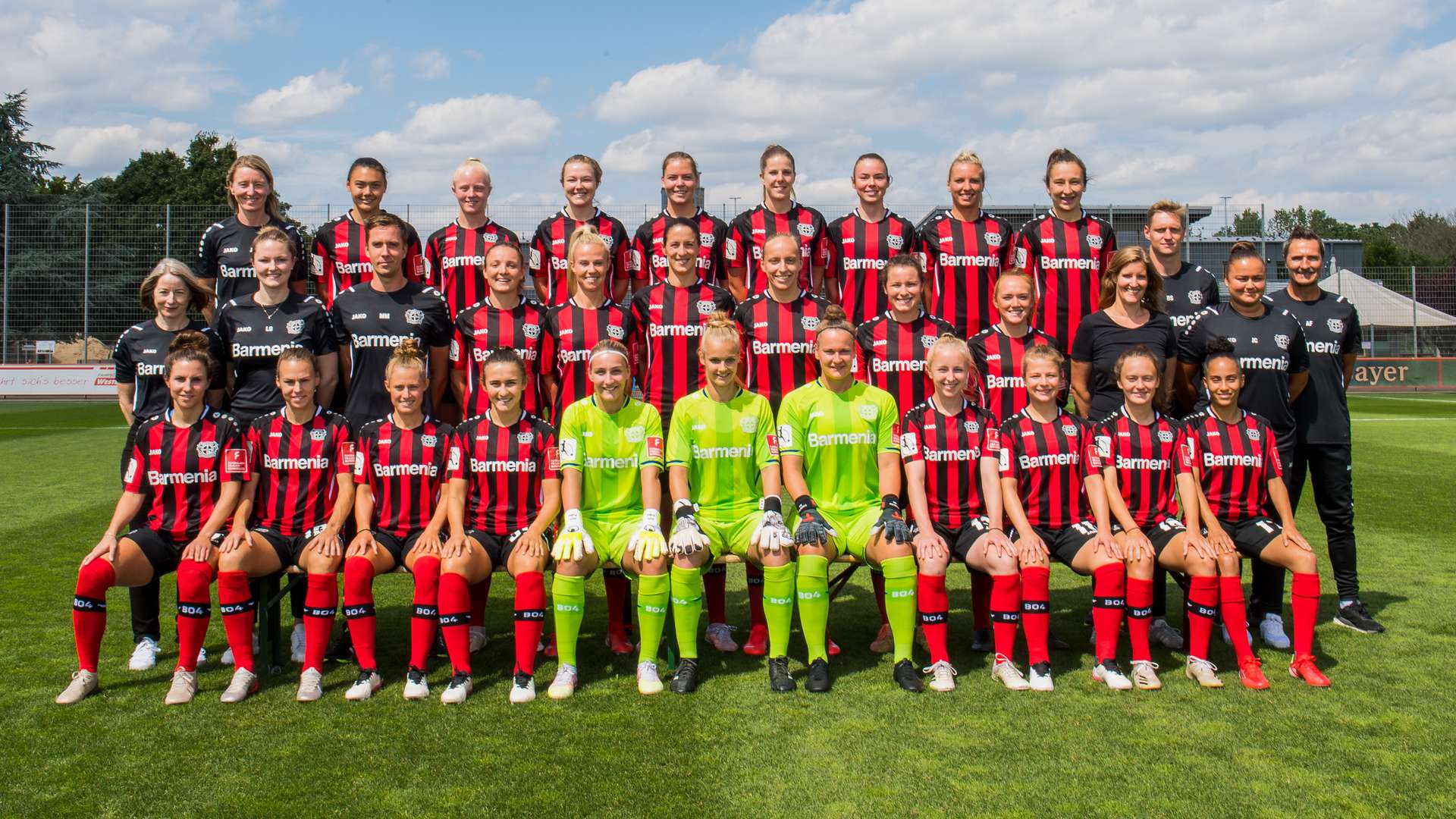 69508 Bayer Leverkusen 2008-2009 Damen Frauen Mannschaftsbild