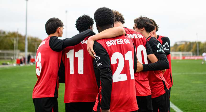 Torjubel der U17 von Bayer 04