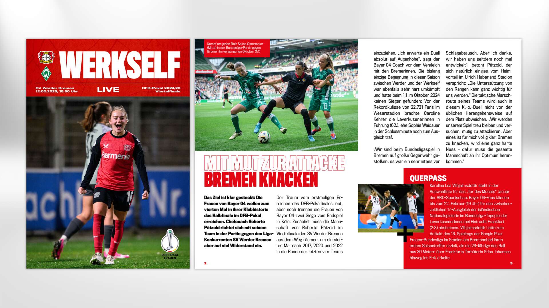 Werkself-Live Bremen DFB-Pokal