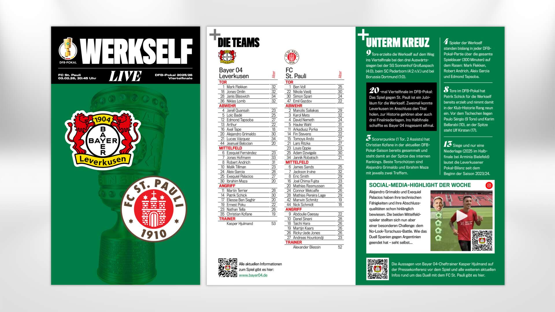 Werkself live vor #B04FCSP Pokal