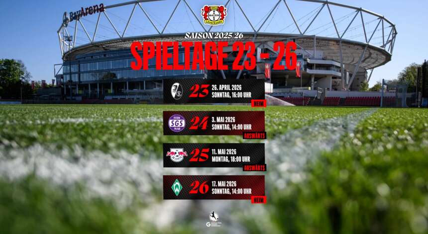 Frauen-Ansetzungen 23 bis 26