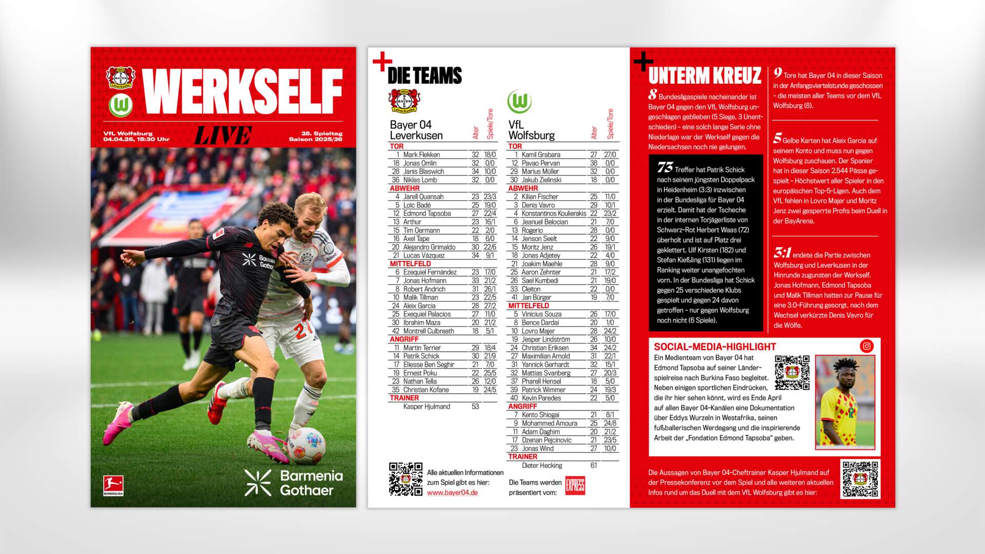 Werkself live vor #B04WOB