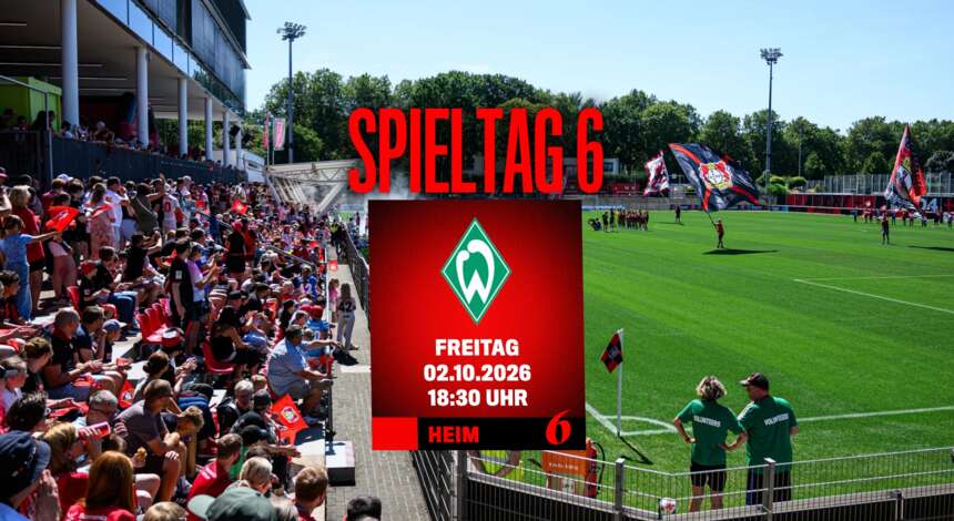 Ansetzung des 6. Bundesliga-Spieltags