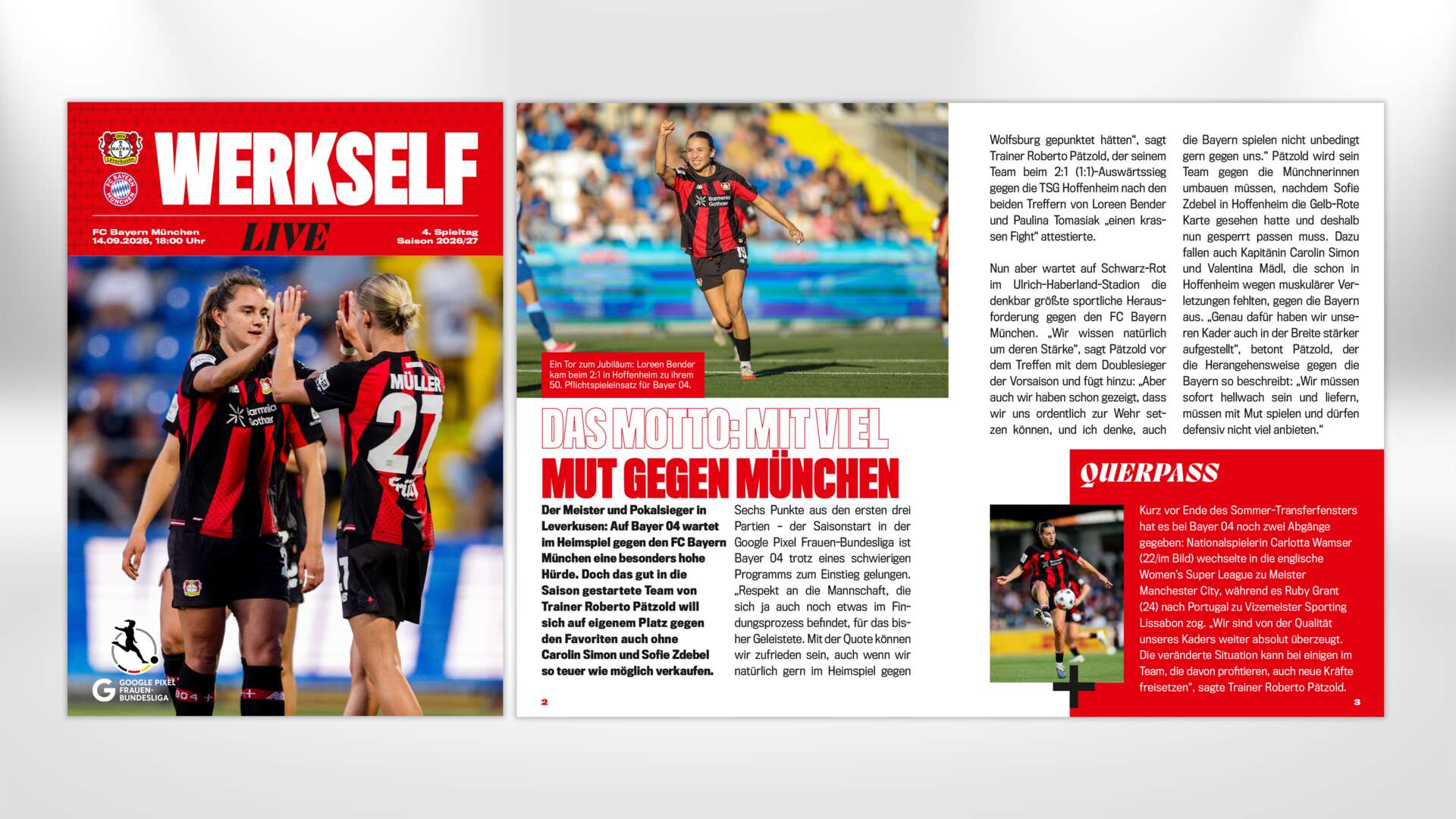Werkself live vor #B04FCB