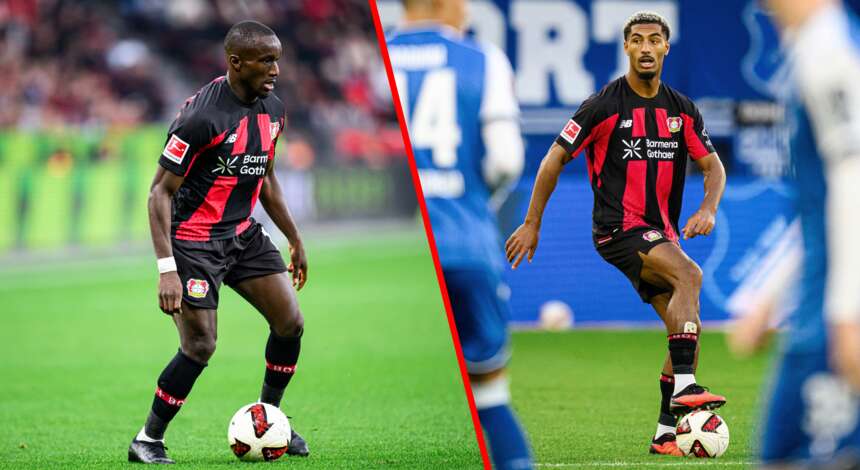 Moussa Diaby und Loïc Badé