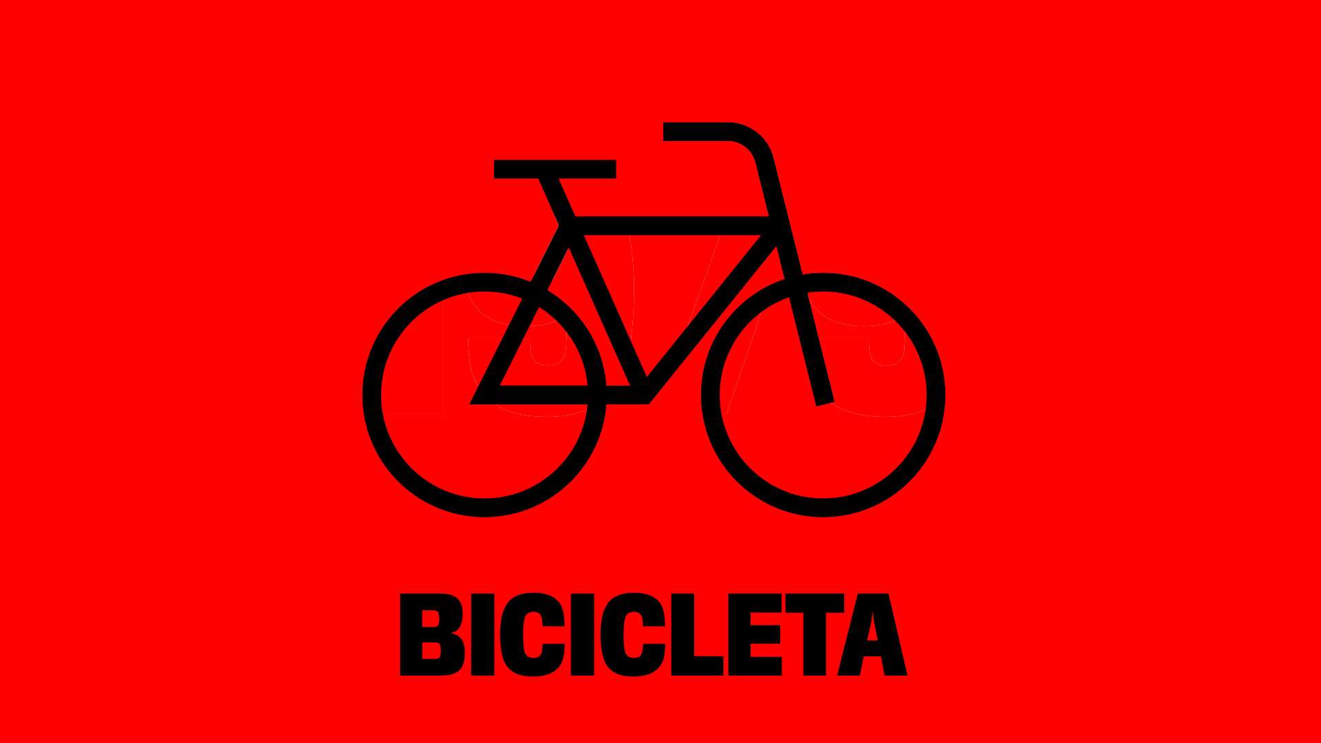 En bicicleta