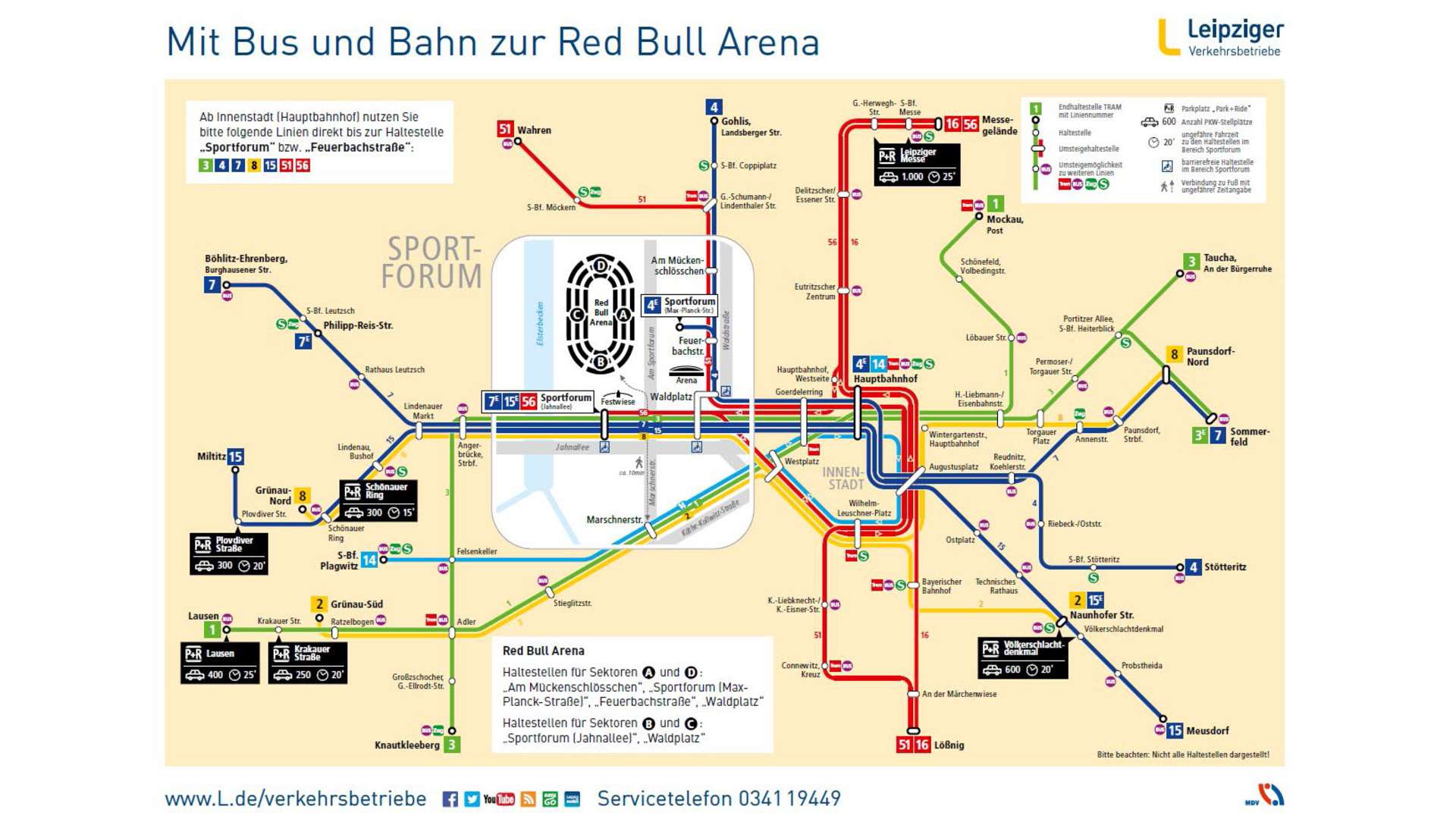 Anfahrt Red Bull Arena