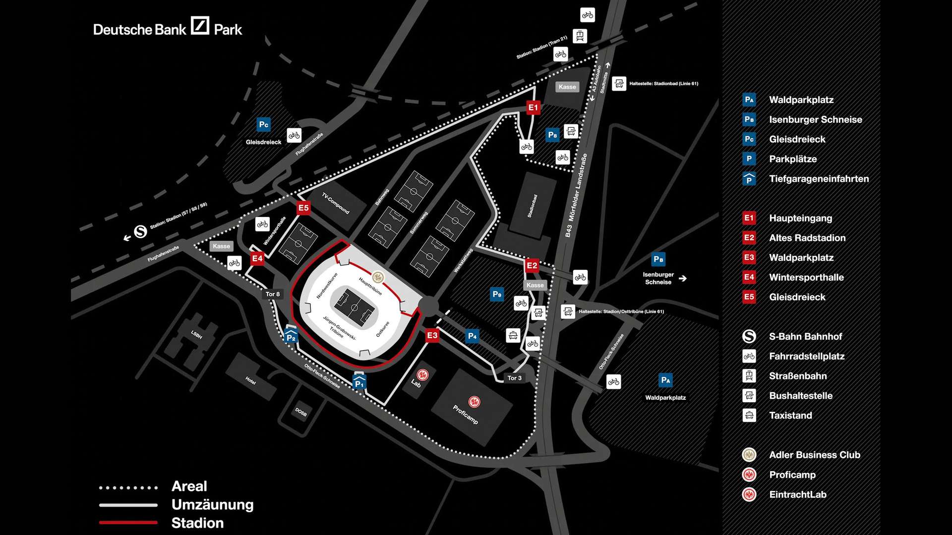 Directions to Eintracht Frankfurt