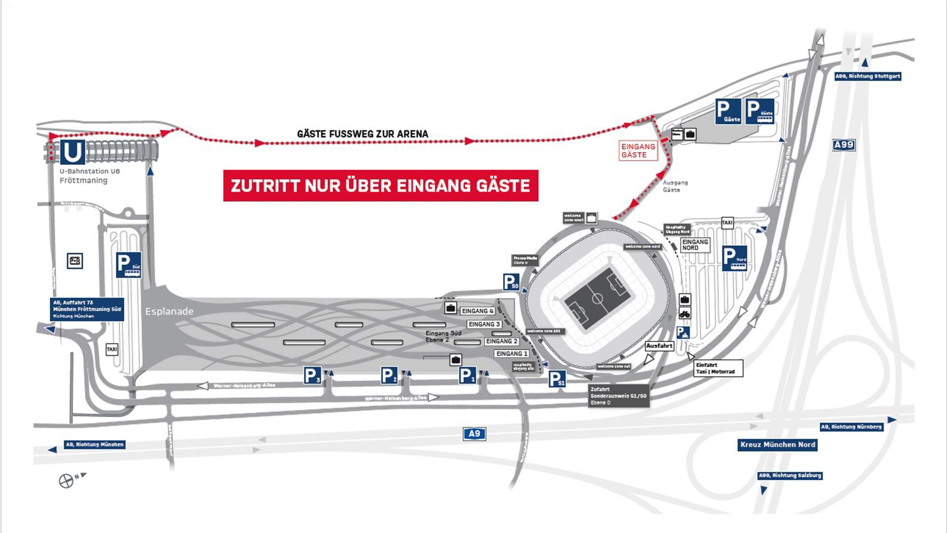 Anreise Allianz Arena