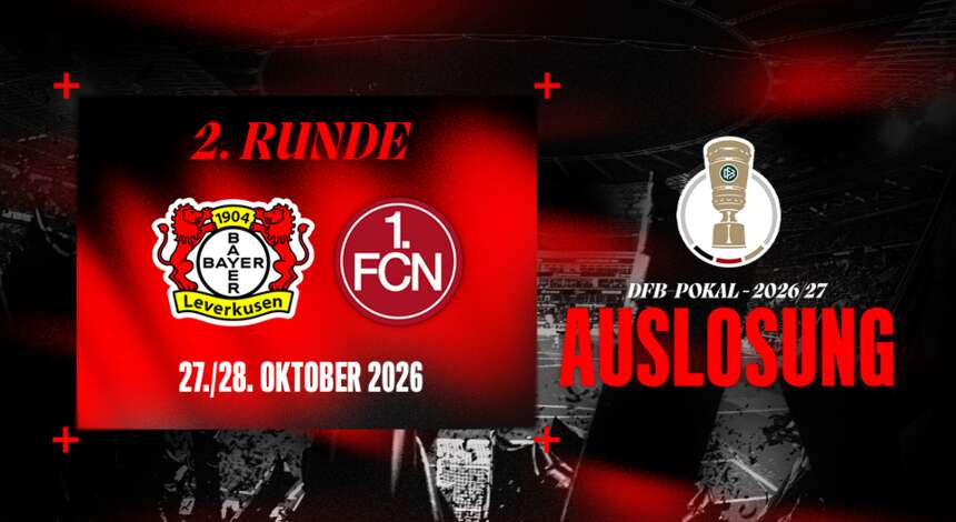 Auslosung 2. Rudne DFB-Pokal