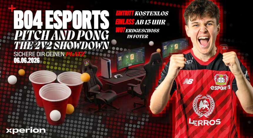Grafik #B04eSports-Event Pitch & Pong