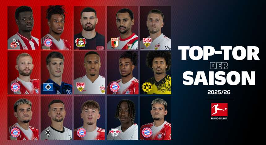 Bundesliga Goal of the Season Nominees