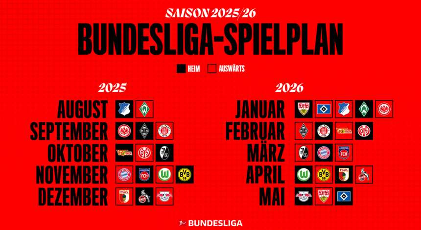 Bundesliga-Spielplan