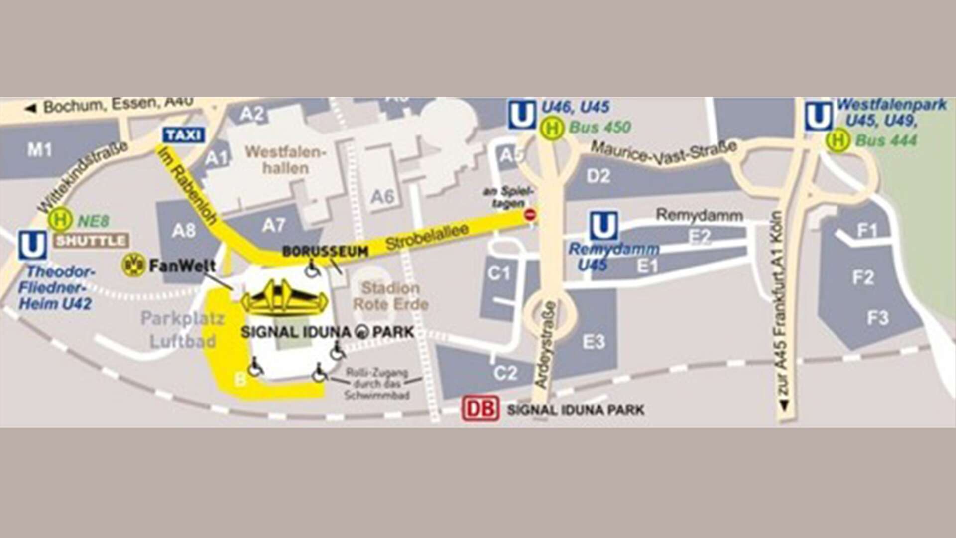 Parkplätze am SIGNAL IDUNA PARK