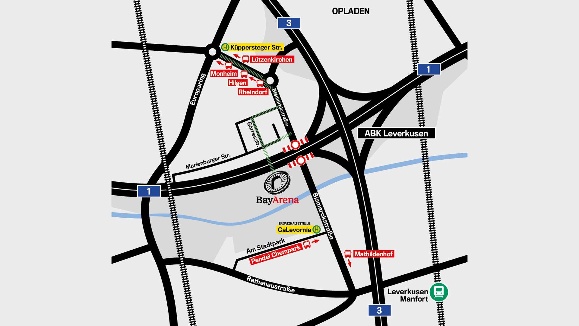 Anfahrt & Pendelbusse