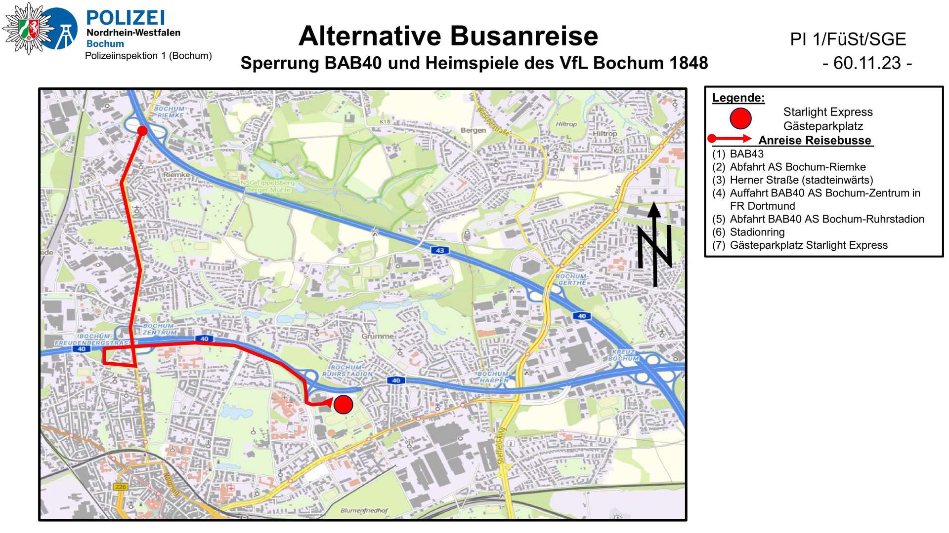 Bochum Anreise