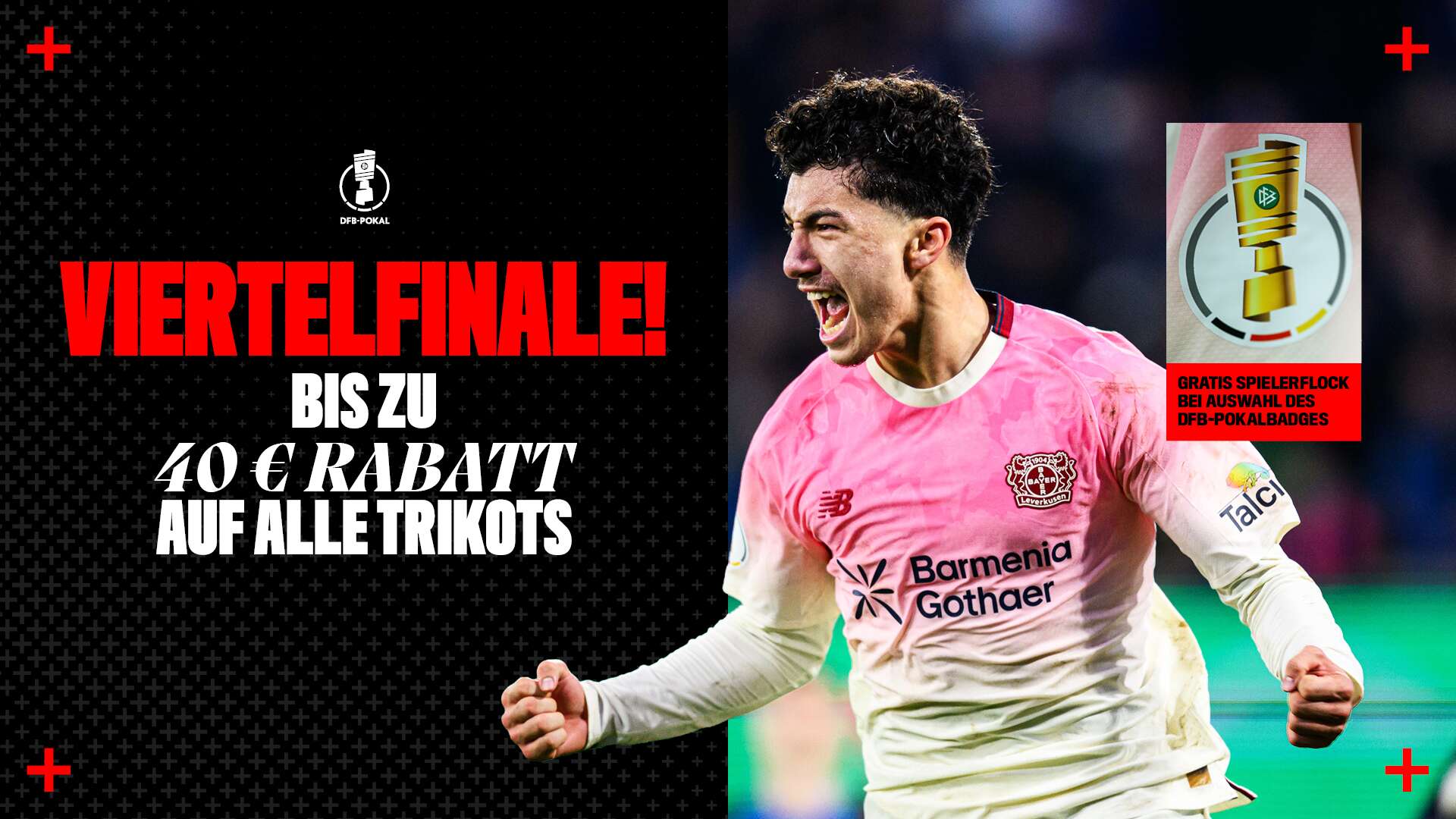 Nach Einzug ins Pokal-Viertelfinale: Bis zu 40 € Rabatt auf Trikots und ...