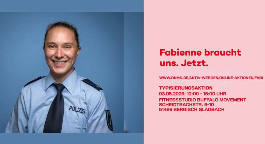 Typisierungsaufruf: Bayer 04-Fan Fabienne hofft auf Stammzellenspende