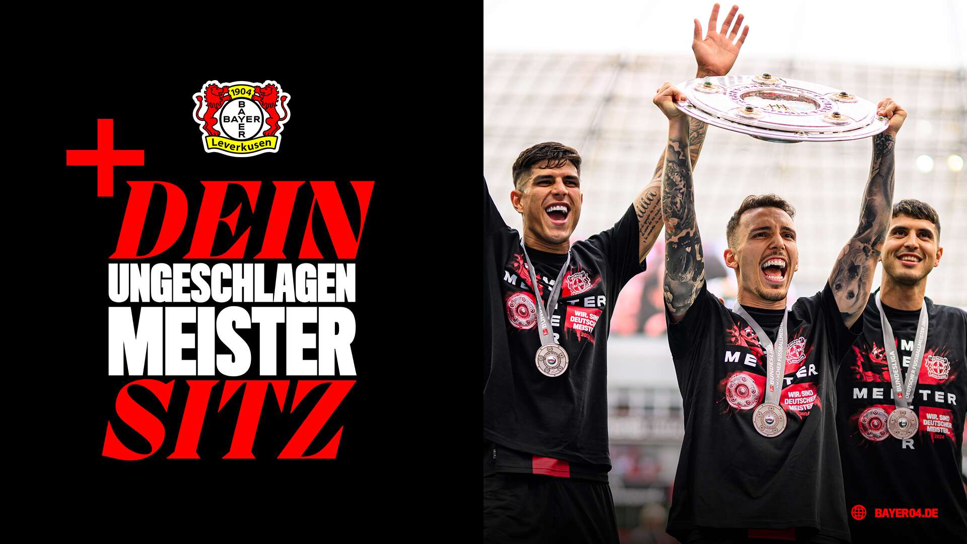 „Ungeschlagen Meister Sitz“