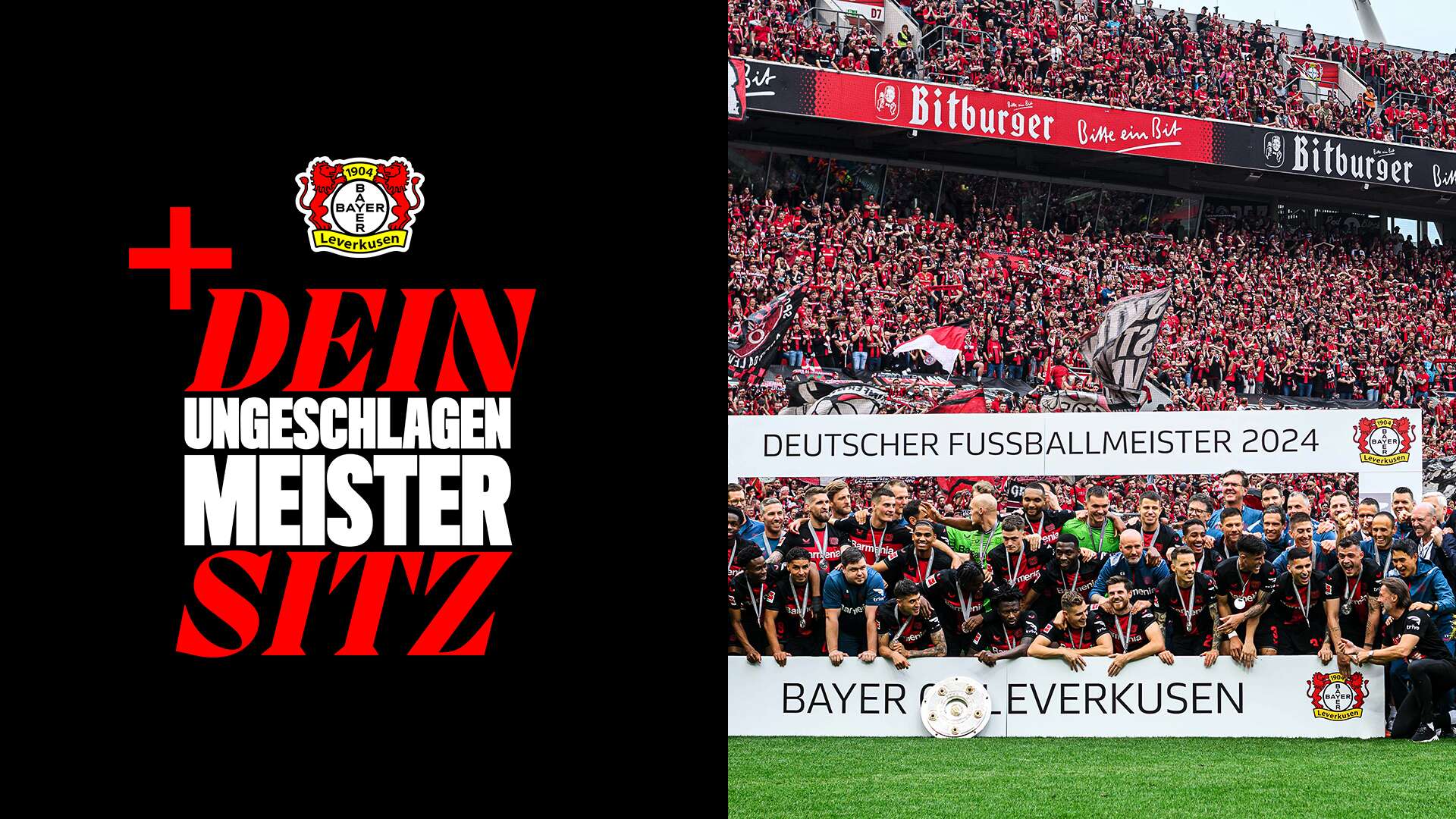 „Ungeschlagen Meister Sitz“