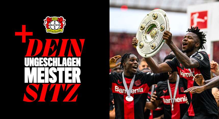 „Ungeschlagen Meister Sitz“
