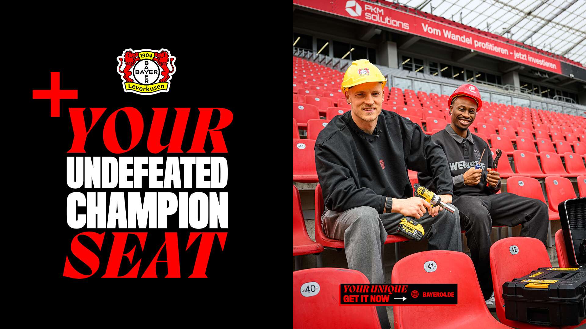 "Undefeated Champion" seat