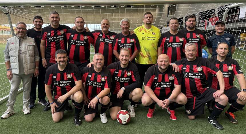 Fußballfans im Training in Frankfurt