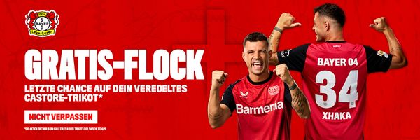Banner Medien-Slider Gratis-Flock Trikots
