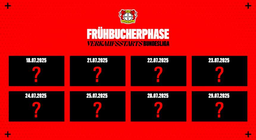 Frühbucherphase 2025/26