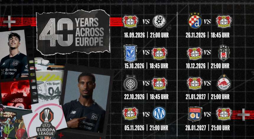 Ansetzungen Ligaphase UEFA Europa League 2026/27