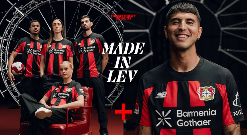 Das Bayer 04-Heimtrikot 2026/27