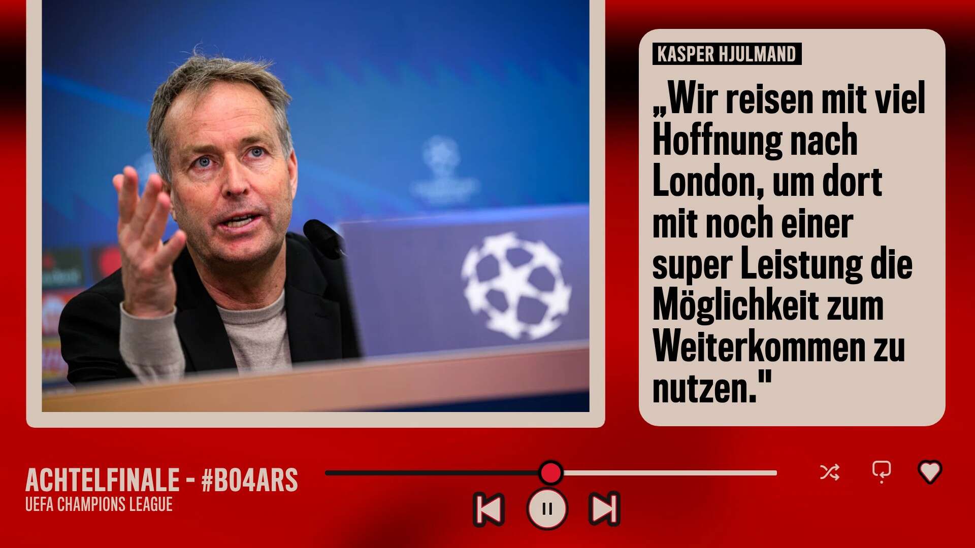 Zitat Kasper Hjulmand