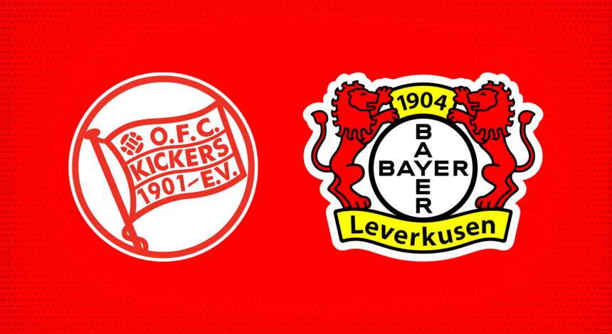 Kickers Offenbach gegen Bayer 04