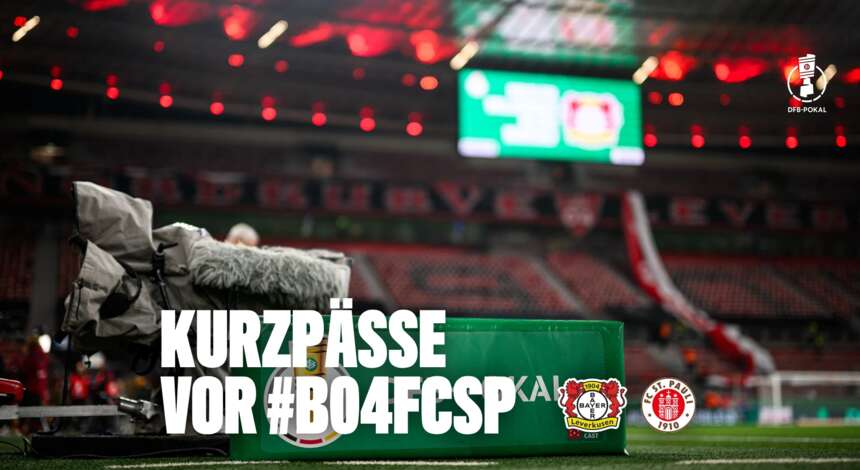 Kurzpässe vor #B04FCSP Pokal