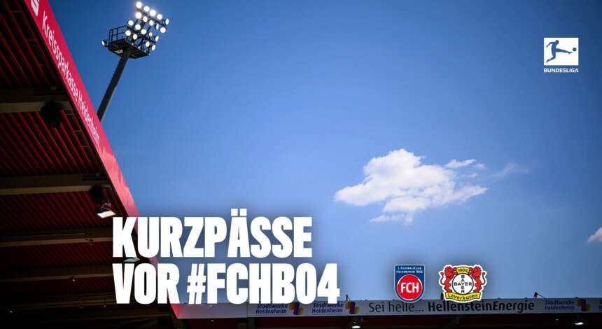 Kurzpässe vor #FCHB04