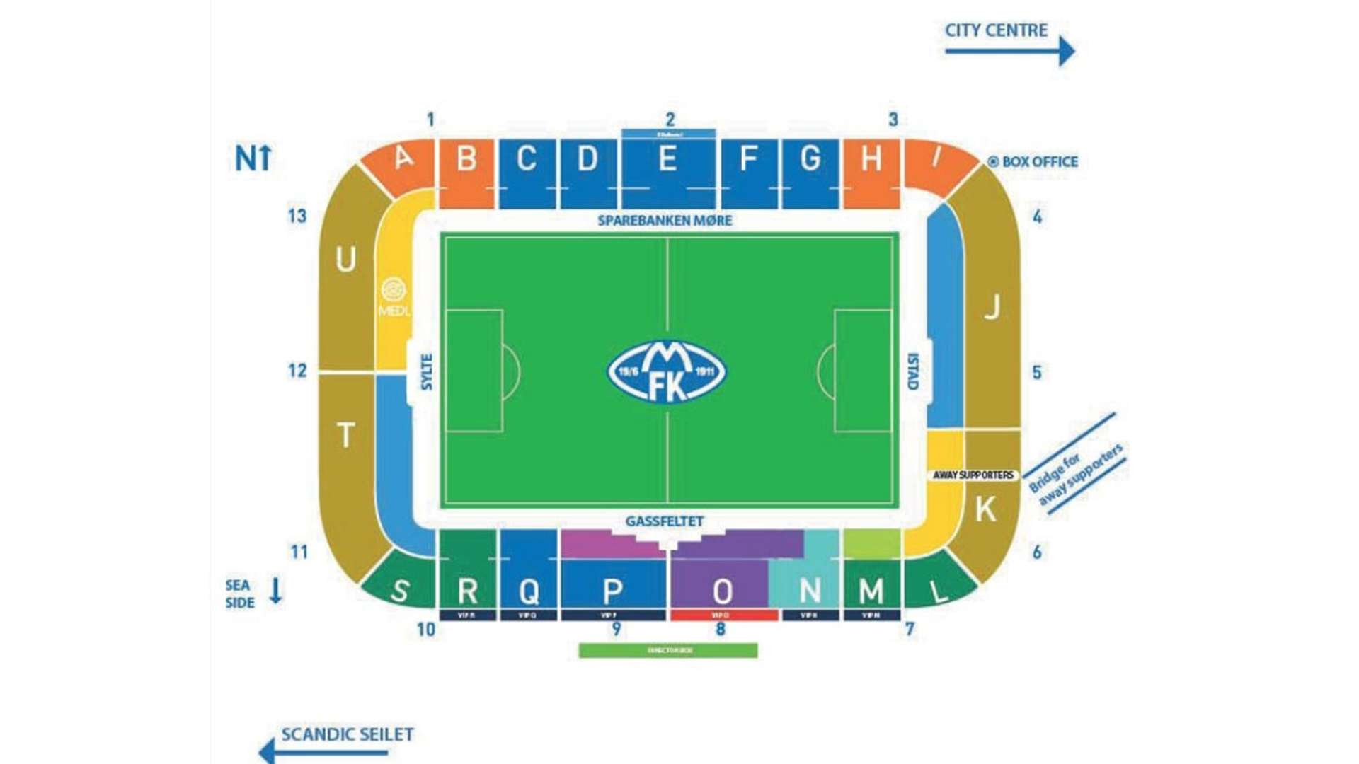 Stadionplan Molde